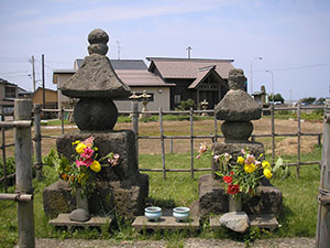 安寿厨子王の供養塔・・・祭文松坂「山椒大夫」