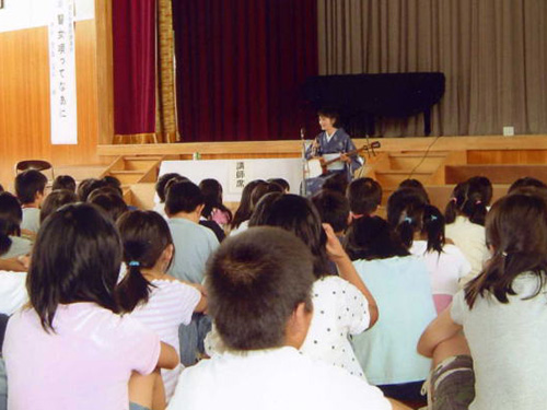 新潟市立内野小学校5・6年生総合学習「瞽女唄ってなあに？」