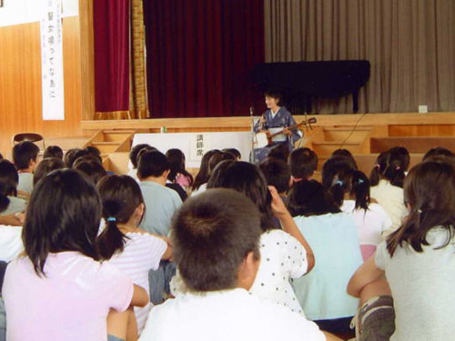 新潟市立内野小学校5・6年生総合学習「瞽女唄ってなあに?」